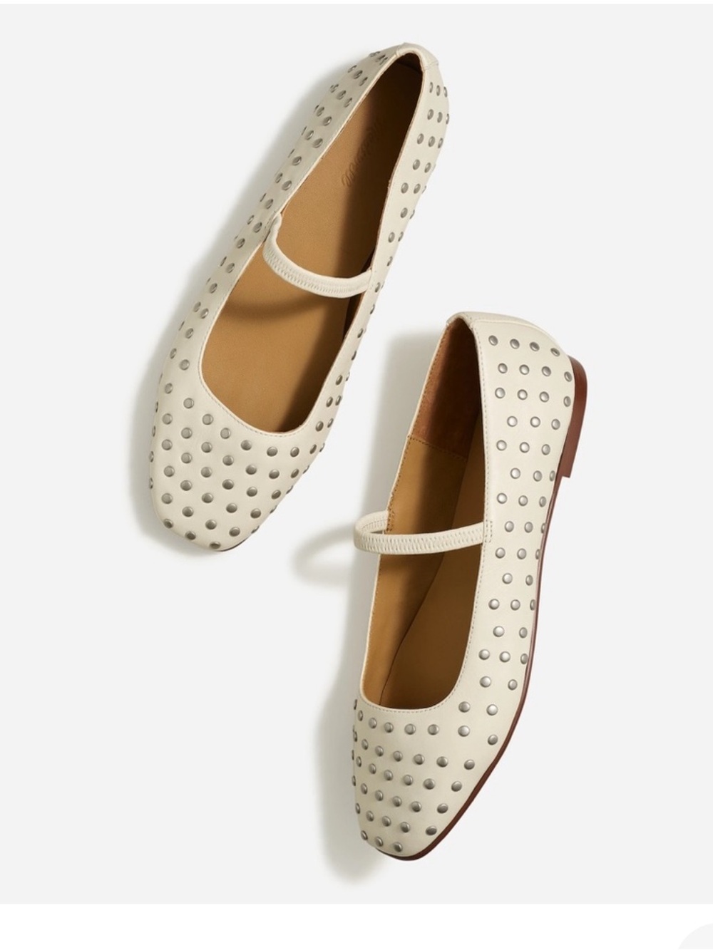 Madewell Greta Studded Mary Jane Flats